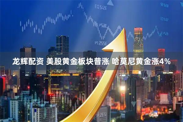 龙辉配资 美股黄金板块普涨 哈莫尼黄金涨4%