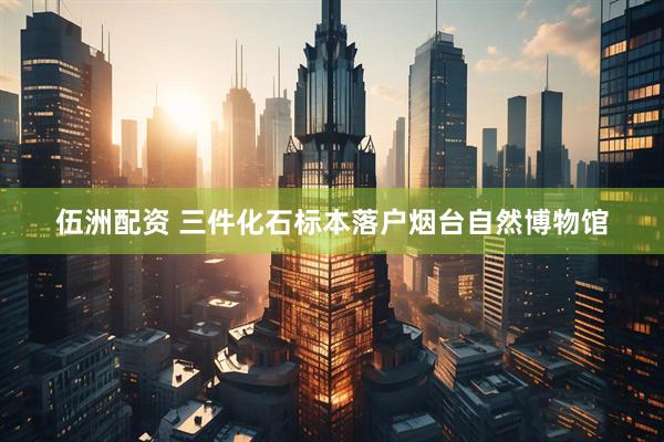 伍洲配资 三件化石标本落户烟台自然博物馆