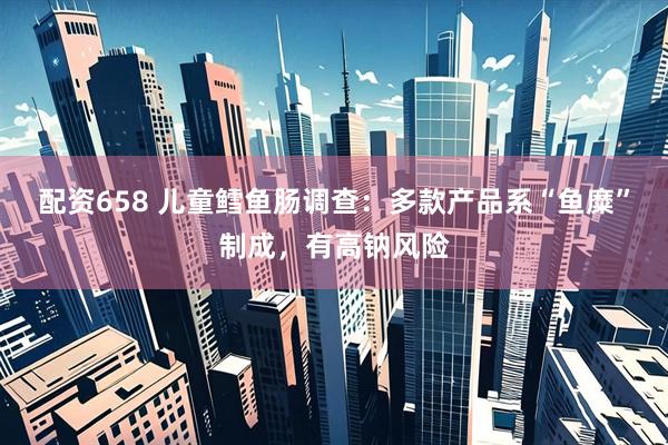 配资658 儿童鳕鱼肠调查：多款产品系“鱼糜”制成，有高钠风险