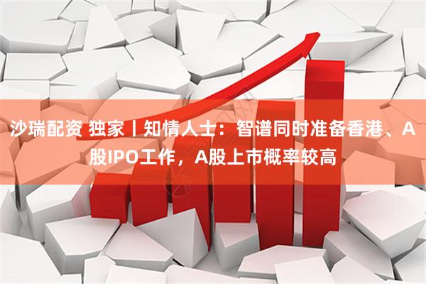 沙瑞配资 独家丨知情人士：智谱同时准备香港、A股IPO工作，A股上市概率较高